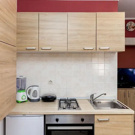 Nina & Kate - Comfort One Bedroom With Terrace And Sea View Ston