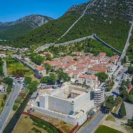 Nina & Kate - Comfort One Bedroom With Terrace And Sea View Apartman Ston